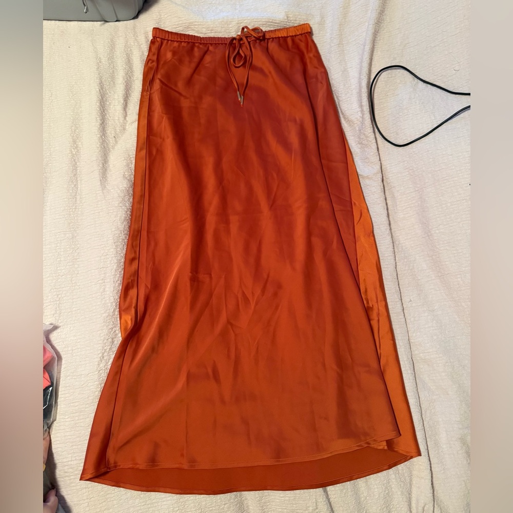 2/40$ Satin Maxi Skirt